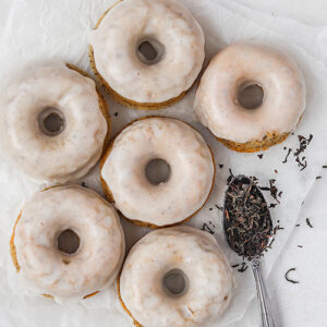 Baked London Fog Donuts