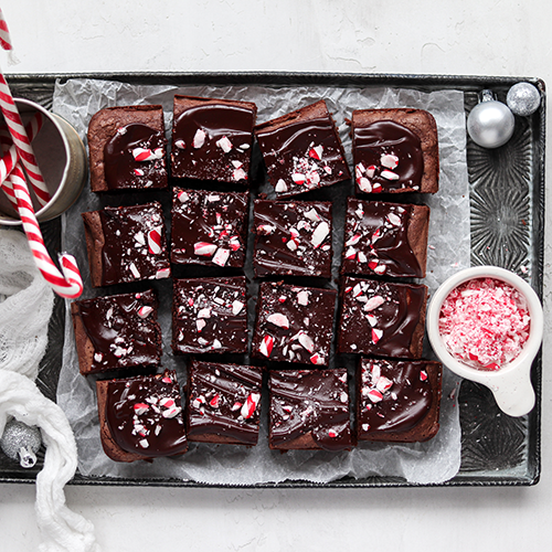 Cosmic Christmas Brownies overhead